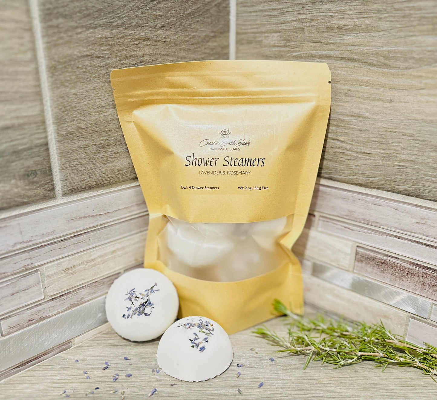 Lavender - Rosemary Shower Steamers